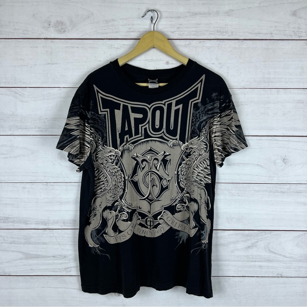 RARE Vintage Y2K Tapout Tyson Griffin T-Shirt XL